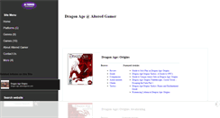 Desktop Screenshot of dragon-age.alteredgamer.com